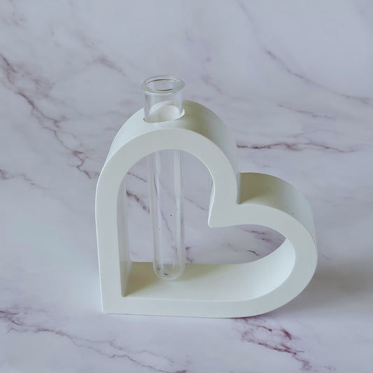 Heart Tube Vase