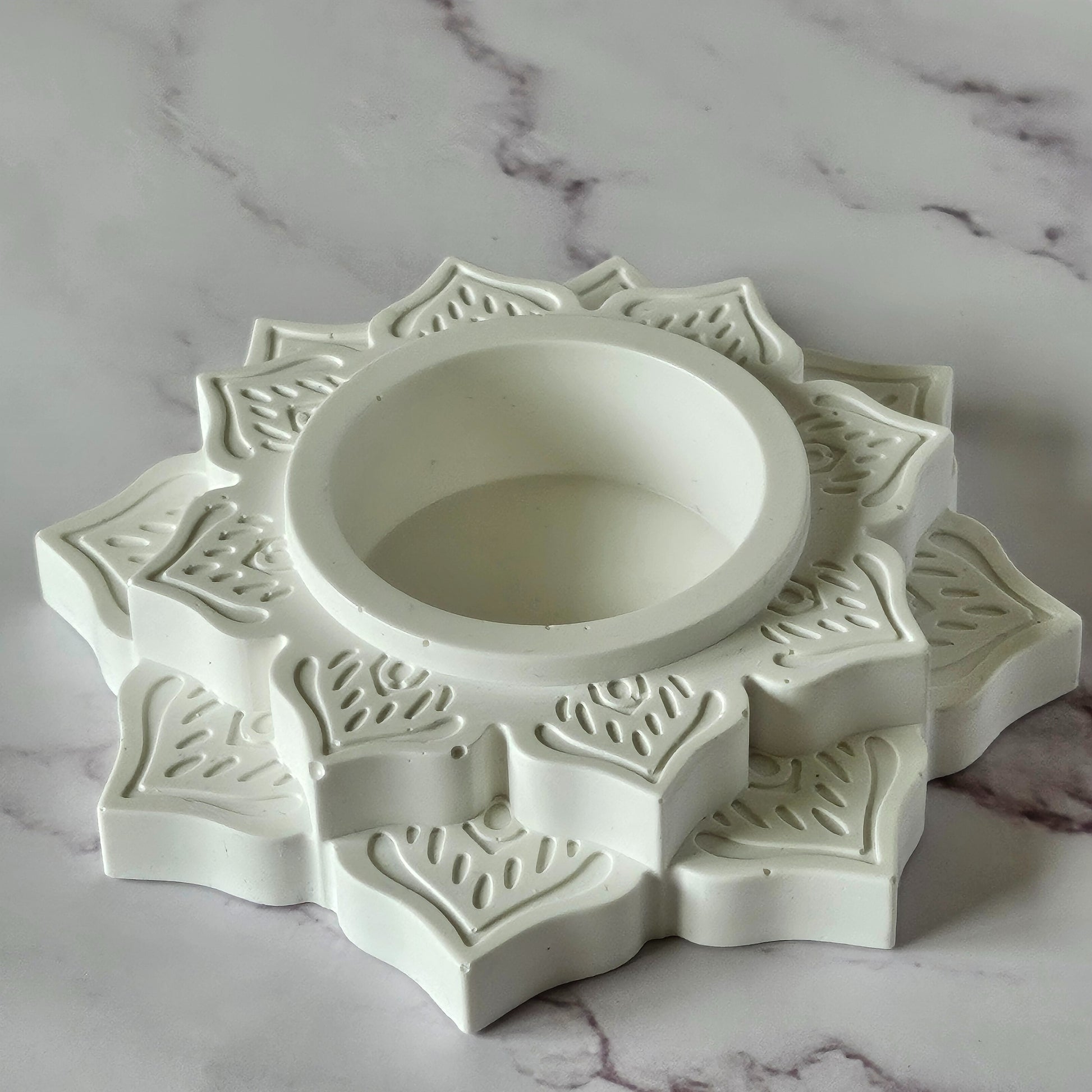 Mandala Flower Tealight Holder 