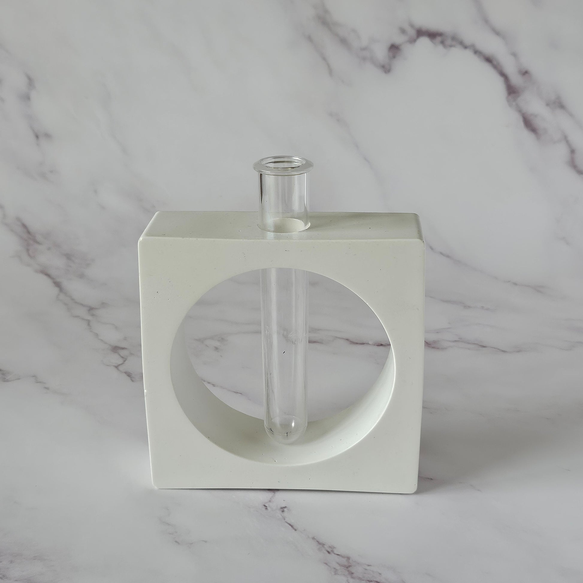 Square Asymmetrical Tube Vase