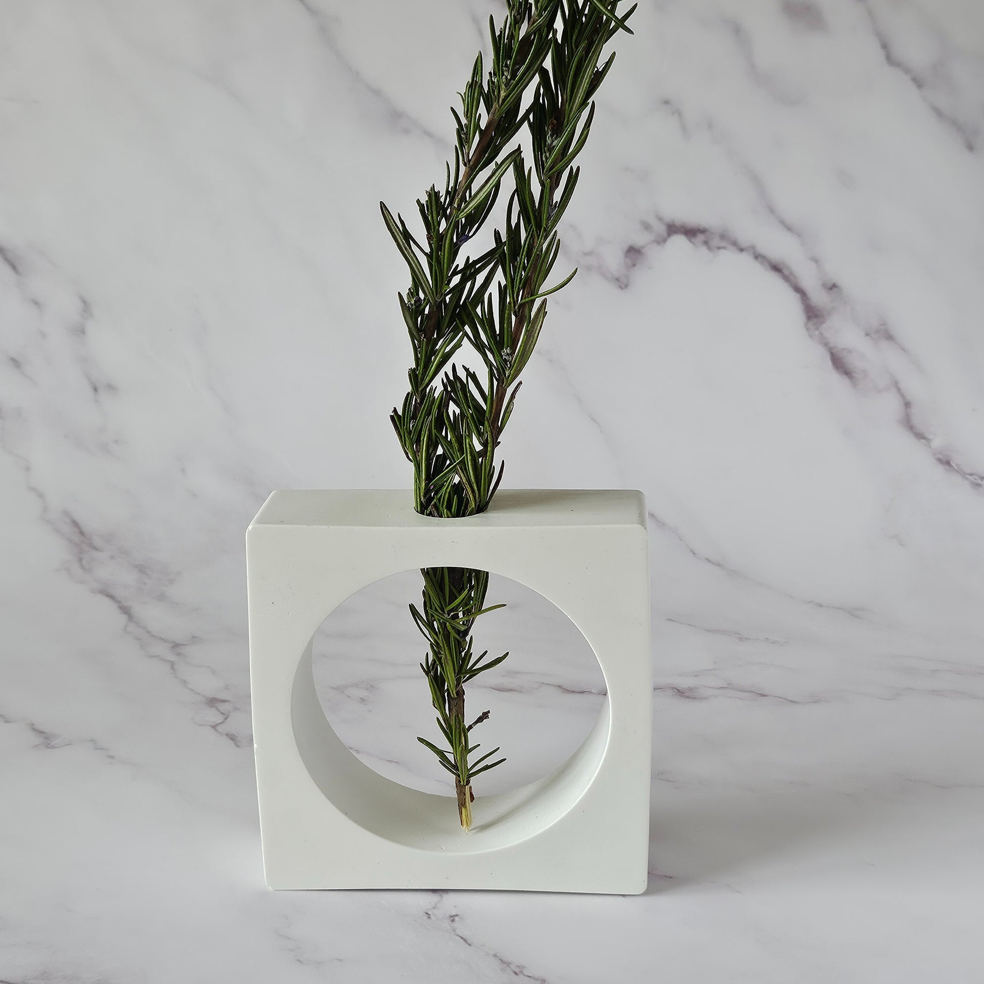 Square Asymmetrical Tube Vase